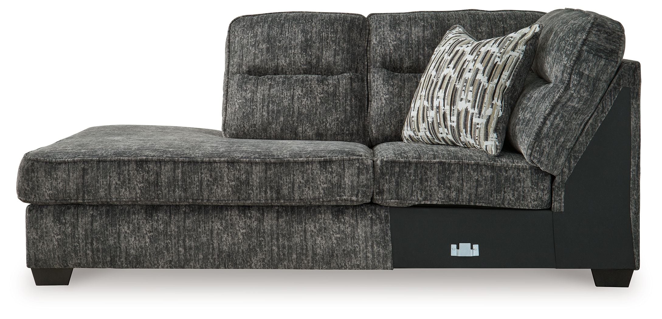 Lonoke - Gunmetal - Laf Corner Chaise