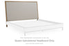 Tomtyn - Light Brown - Queen Upholstered Headboard