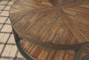 Roybeck - Light Brown / Bronze - Occasional Table Set (Set of 3)