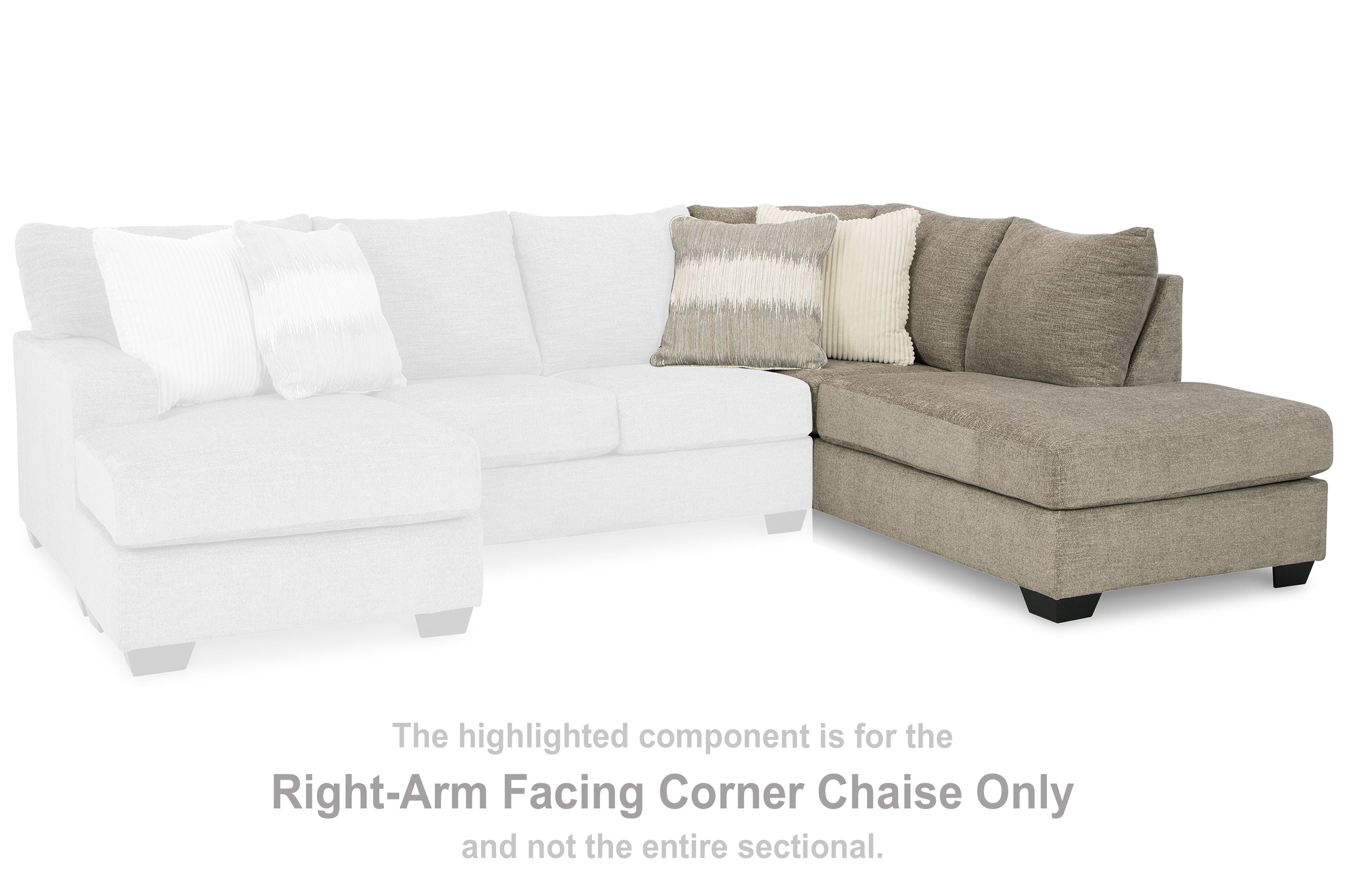 Creswell - Stone - Raf Corner Chaise