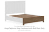 Cabalynn - Light Brown - King/ California King Footboard with Roll Slats