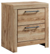 Hyanna - Tan Brown - Two Drawer Night Stand