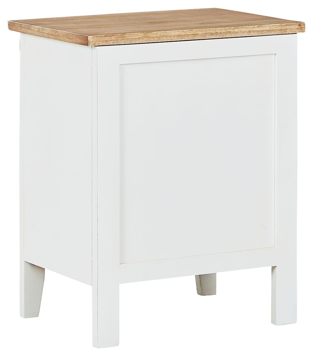 Gylesburg - White / Brown - Accent Cabinet