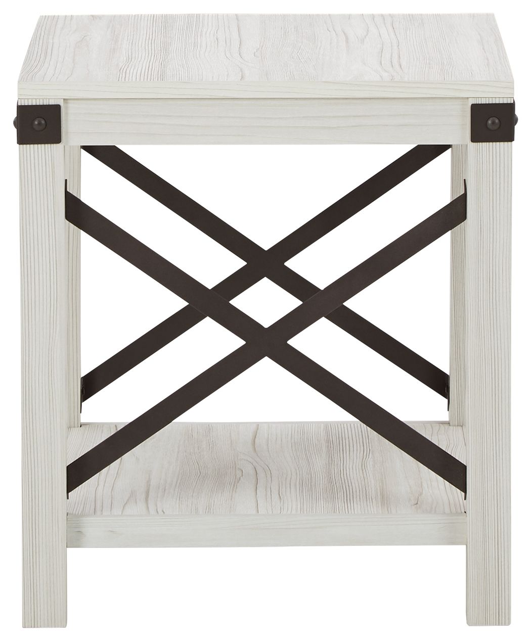 Bayflynn - Whitewash - Square End Table