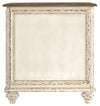 Realyn - White / Brown - Chair Side End Table - Insert Mirror