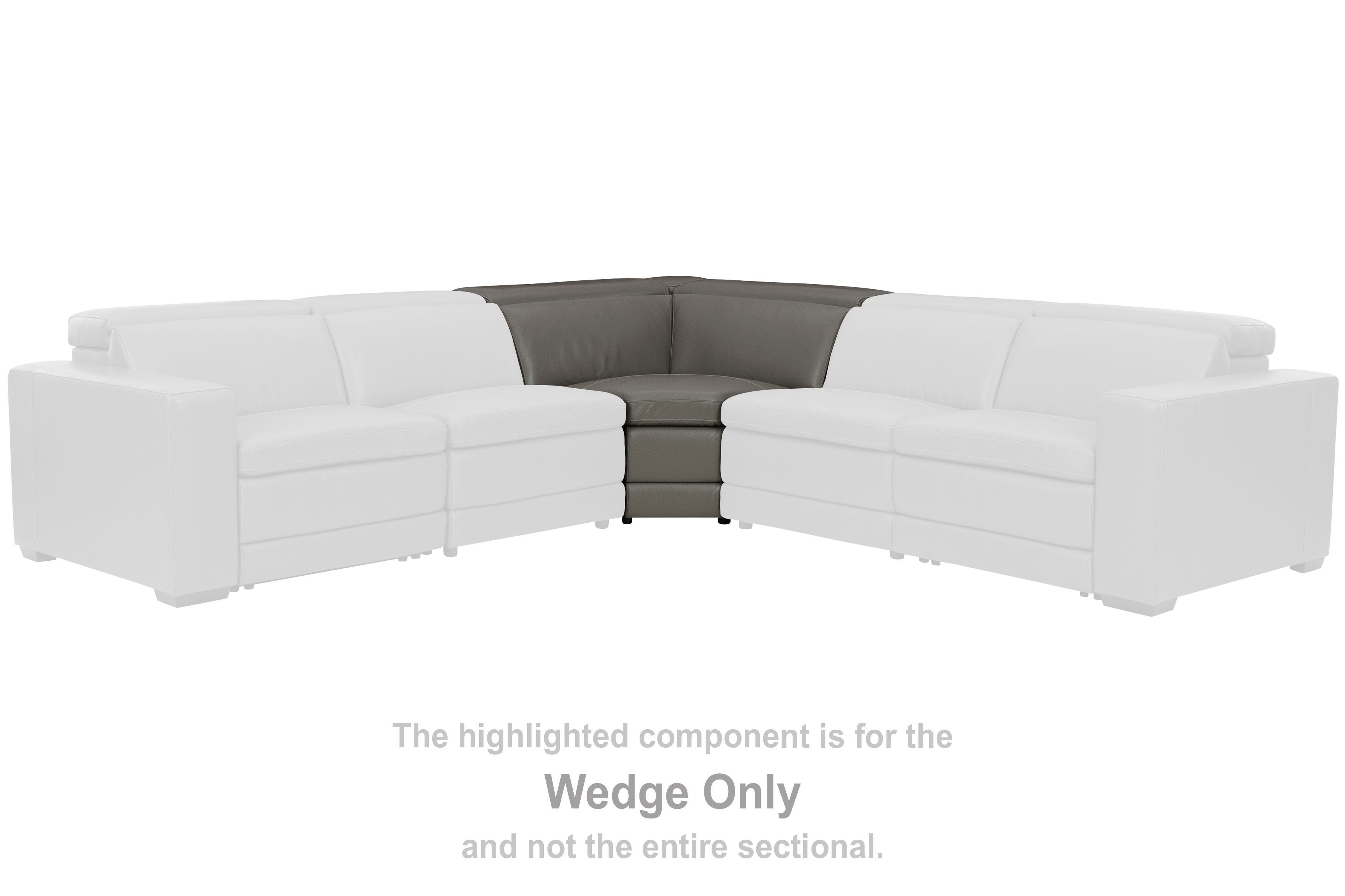 Texline - Gray - Wedge With Manual Headrest