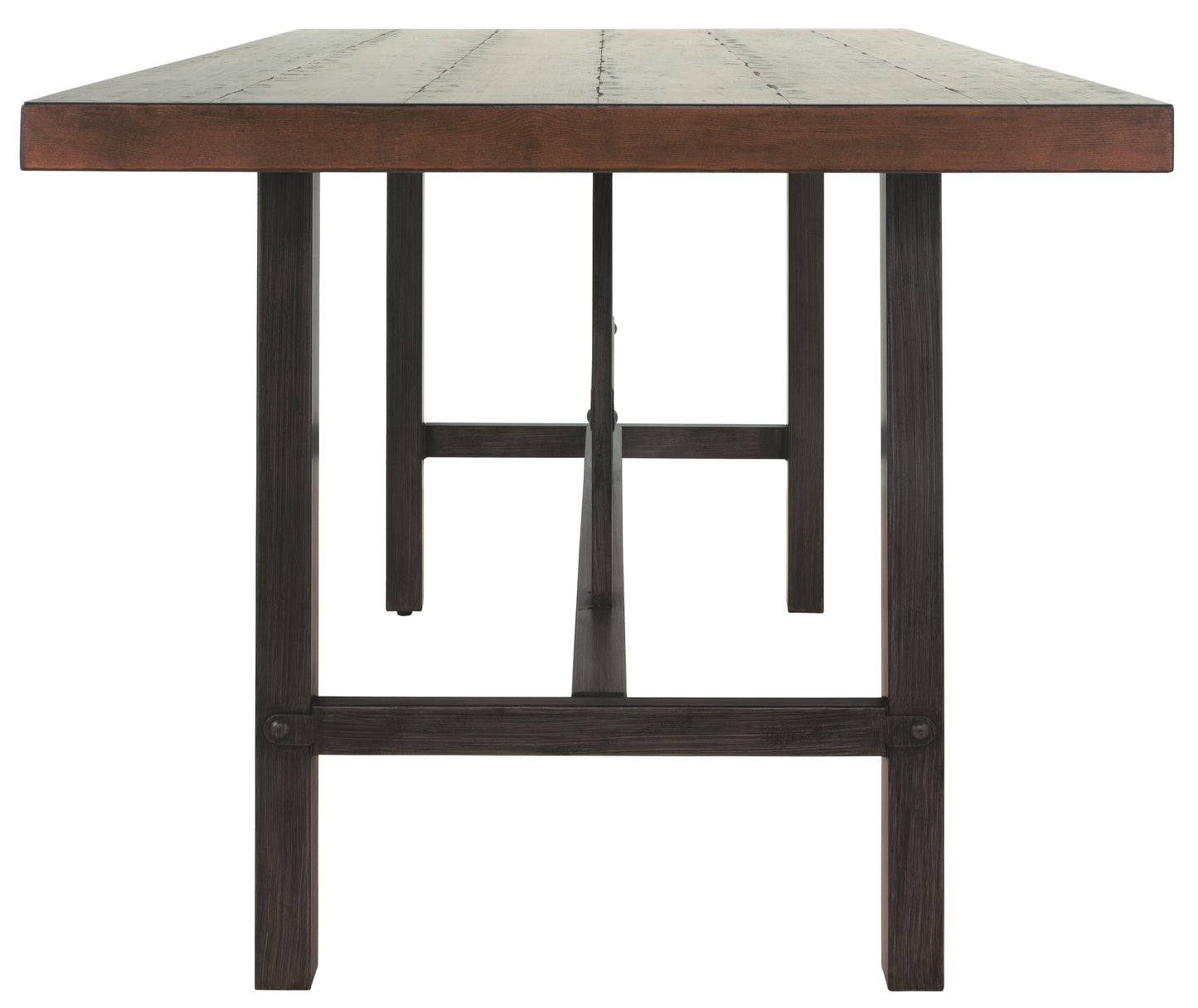 Kavara - Medium Brown - Rectangular Dining Room Counter Table