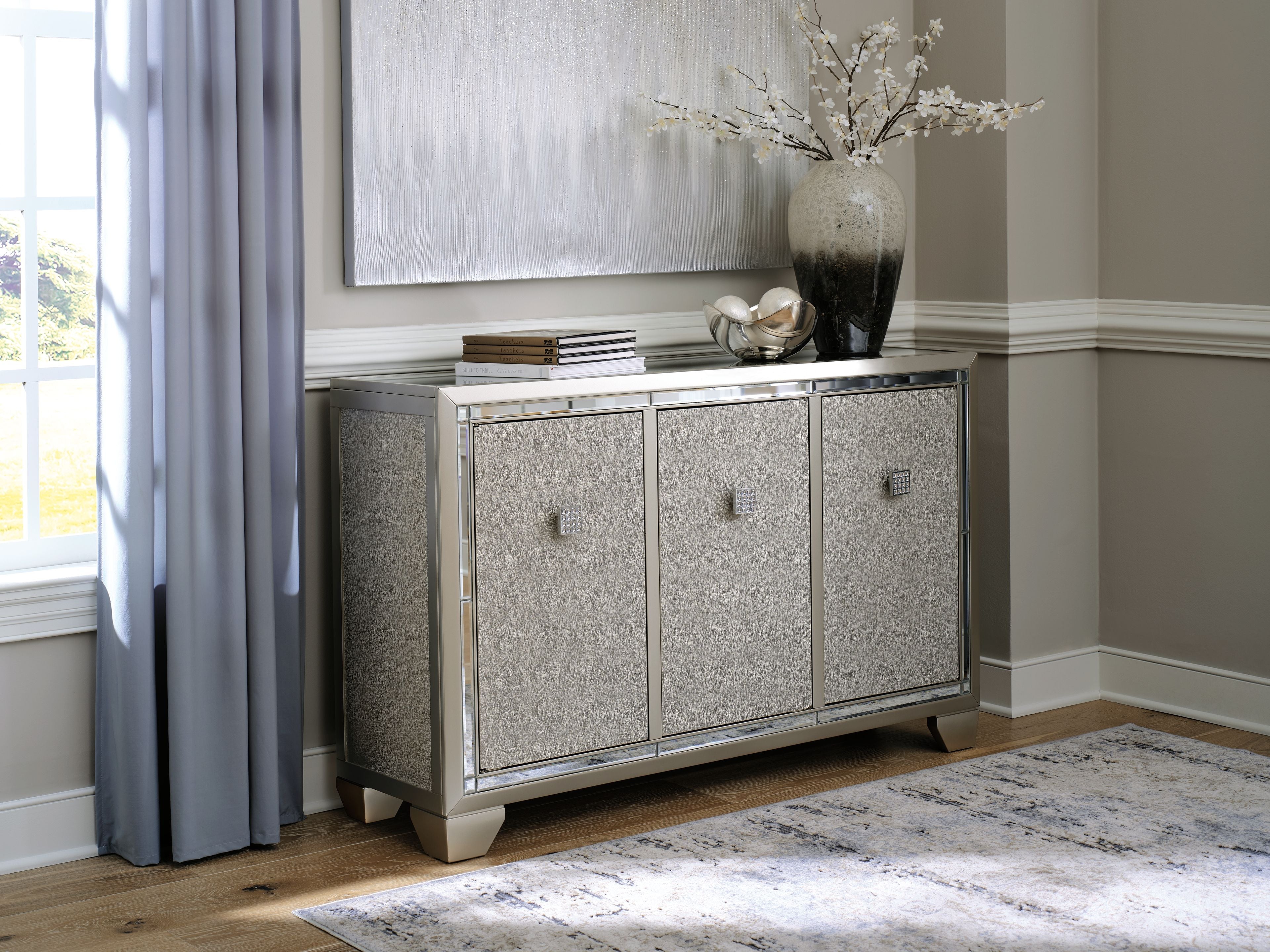 Chaseton - Champagne - Accent Cabinet