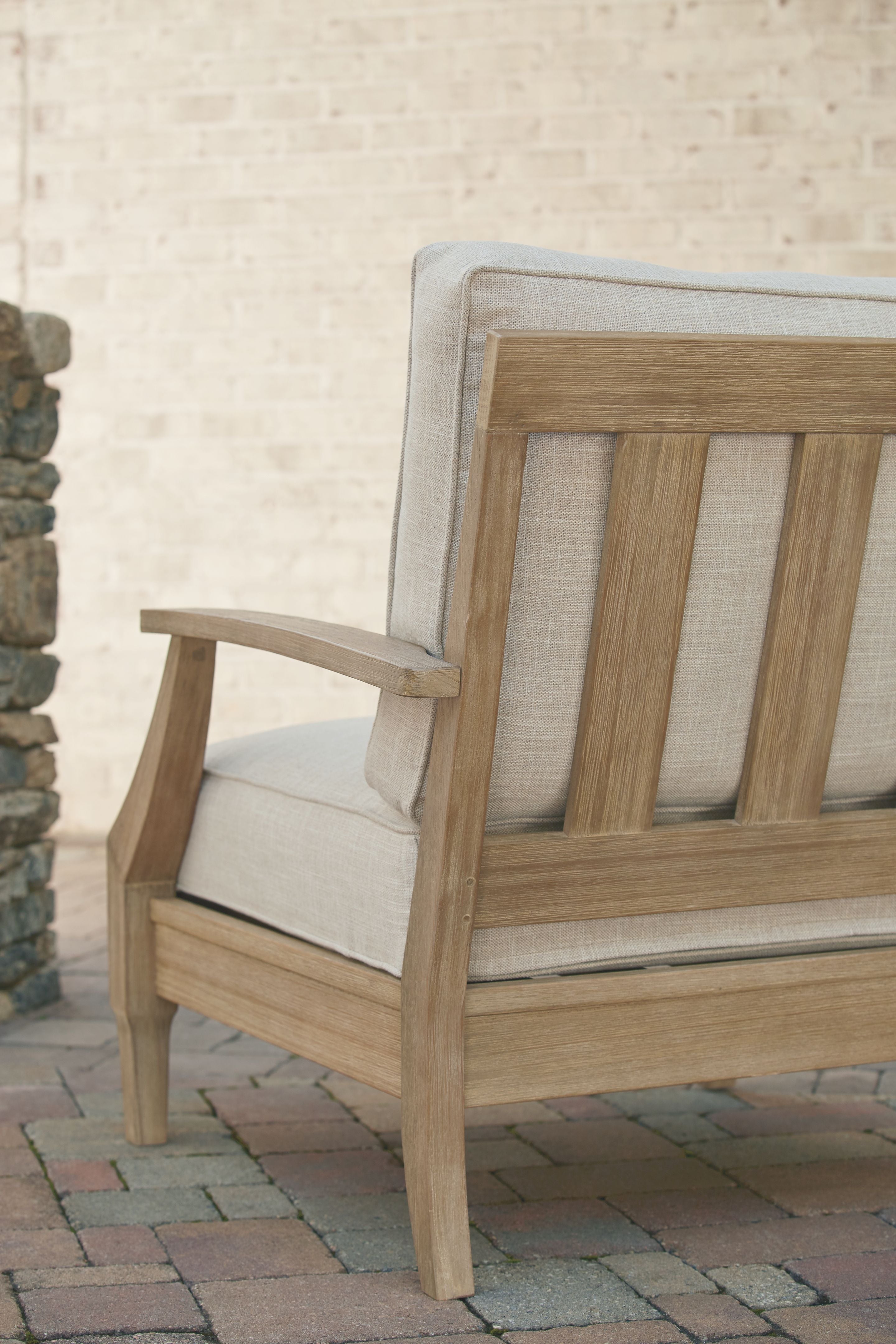 Clare - Beige - Lounge Chair w/Cushion