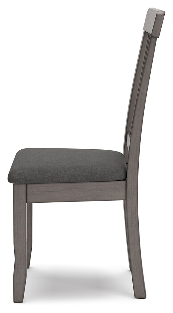 Shullden - Gray - Dining Room Side Chair (Set of 2)