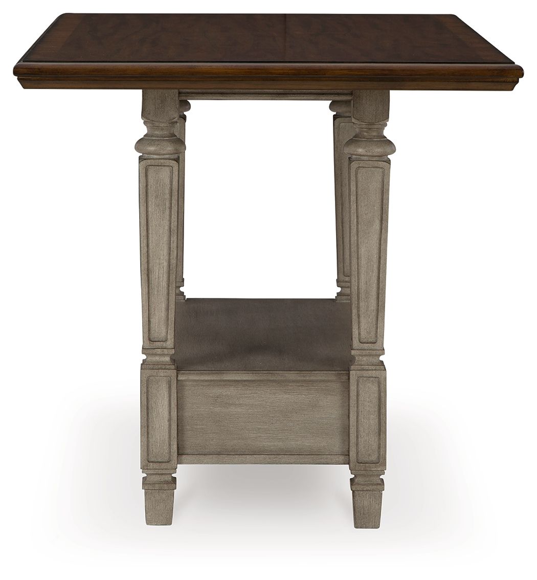 Lodenbay - Antique Gray - Rectangular Dining Room Counter Table