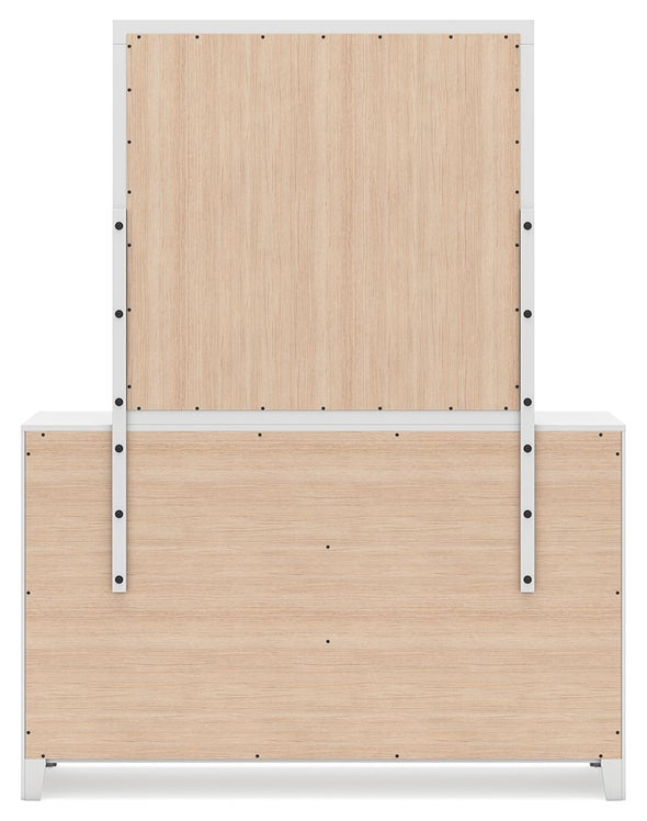 Binterglen - White - Dresser And Mirror