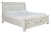 Robbinsdale - Antique White - Queen Storage Footboard