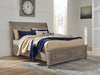 Lettner - Light Gray - Queen Sleigh Headboard