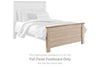 Willowton - Whitewash - Full Panel Footboard