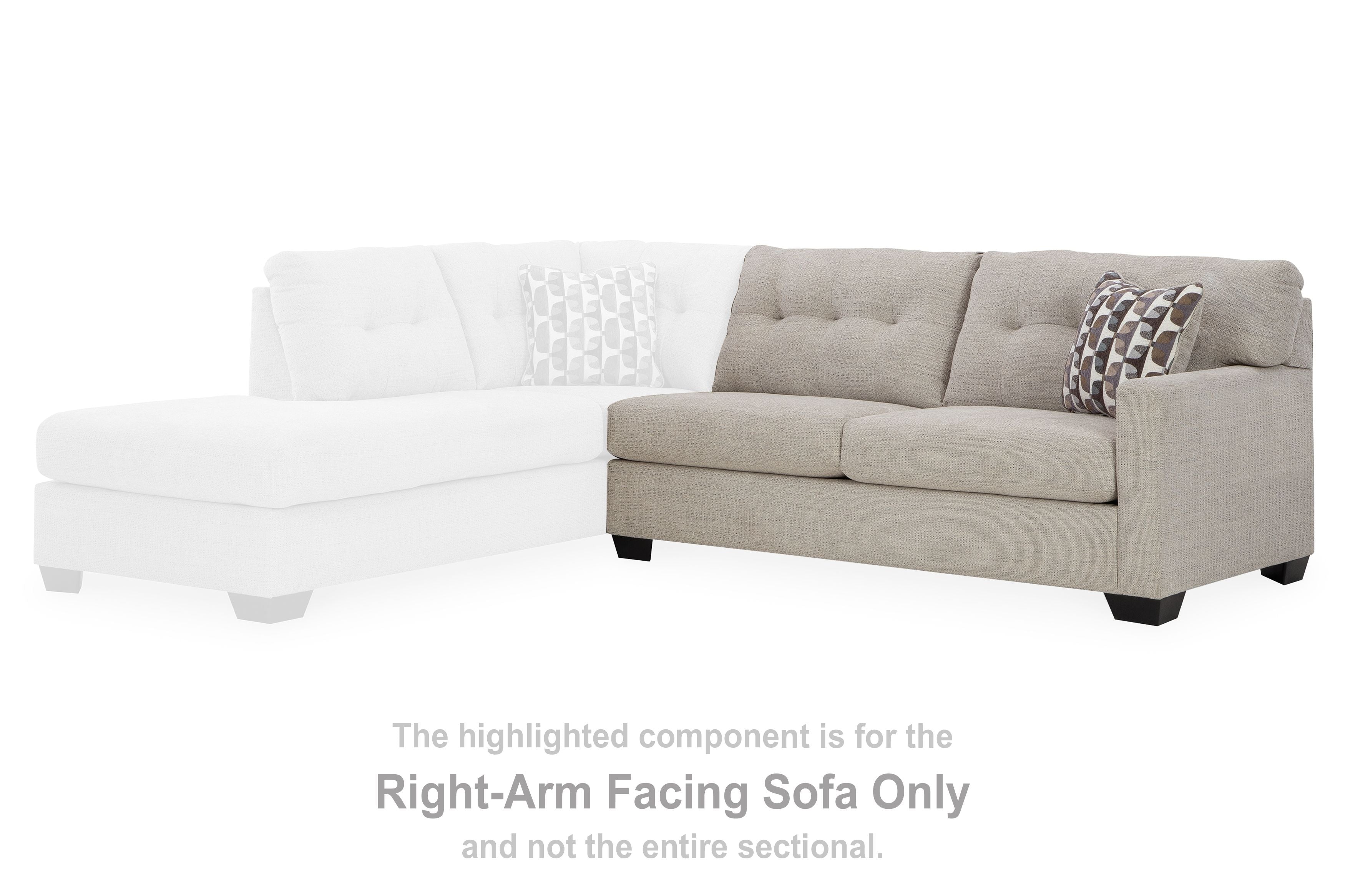 Mahoney - Pebble - Raf Sofa