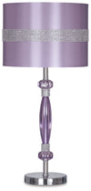 Nyssa - Purple - Metal Table Lamp