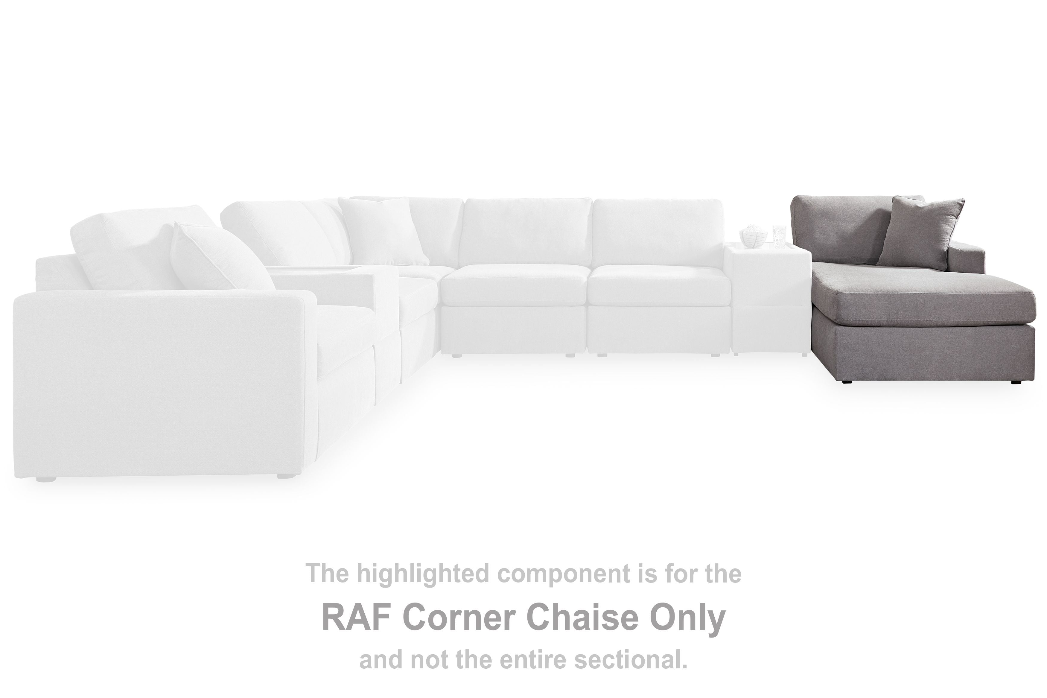 Modmax - Granite - Raf Corner Chaise