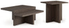 Zendex - Brown - Occasional Table Set (Set of 2)