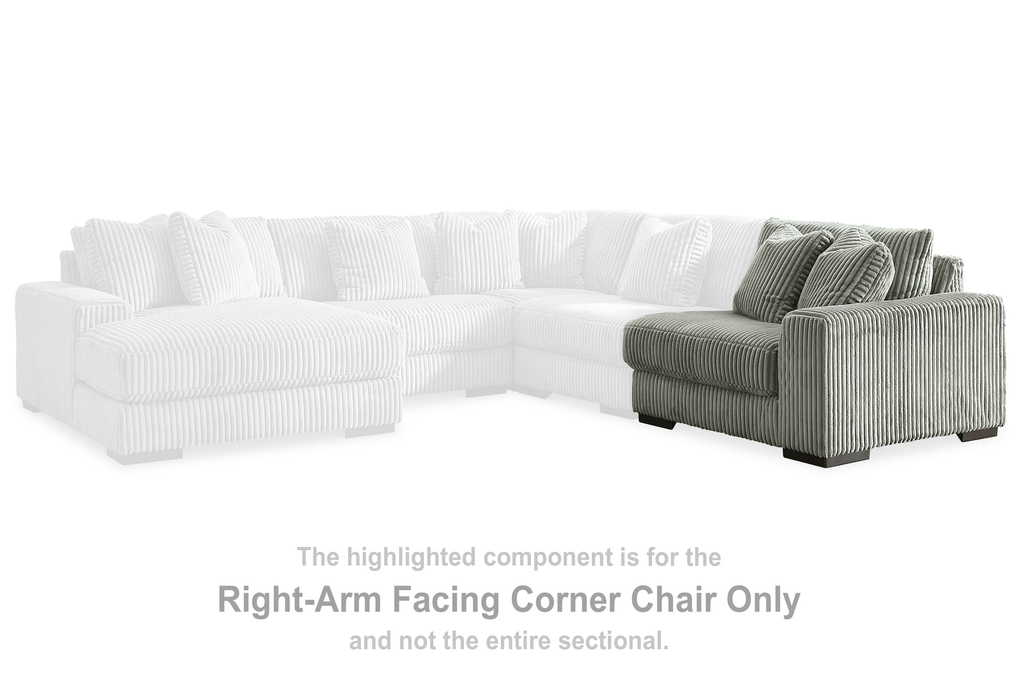 Lindyn - Fog - Raf Corner Chair