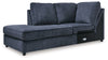 Albar Place - Cobalt - Laf Corner Chaise