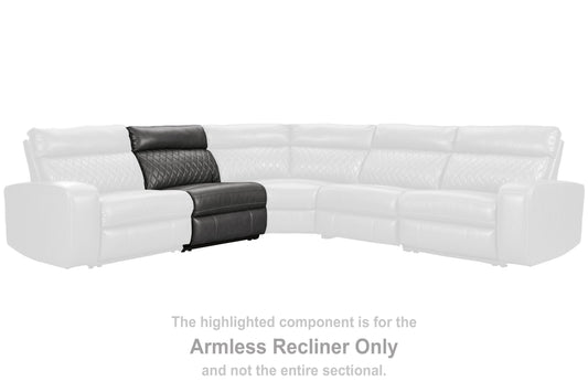 Samperstone - Gray - Armless Recliner