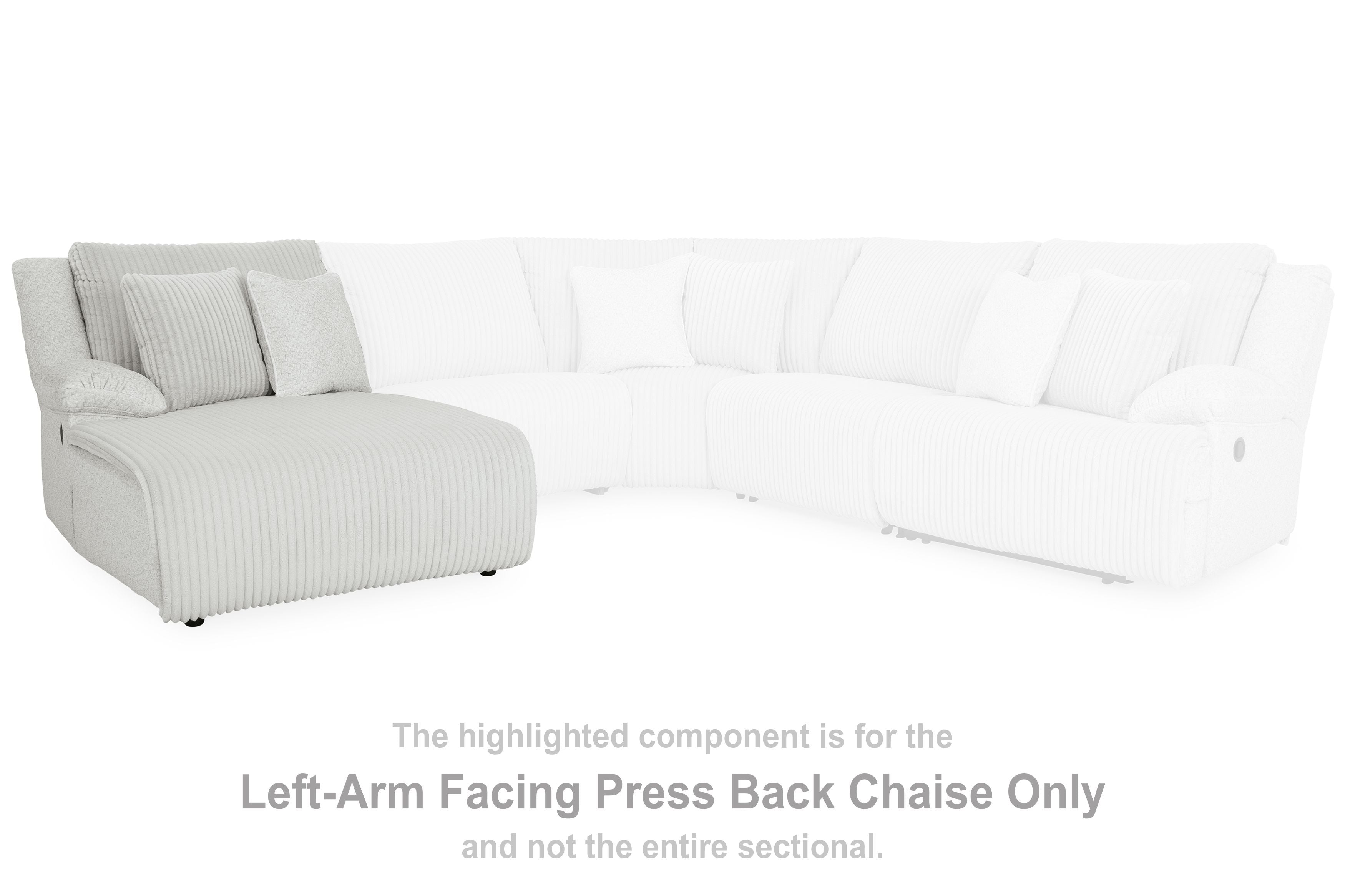 Top Tier - Alloy - Laf Press Back Chaise