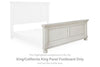 Robbinsdale - Antique White - King/Cal King Panel Footboard