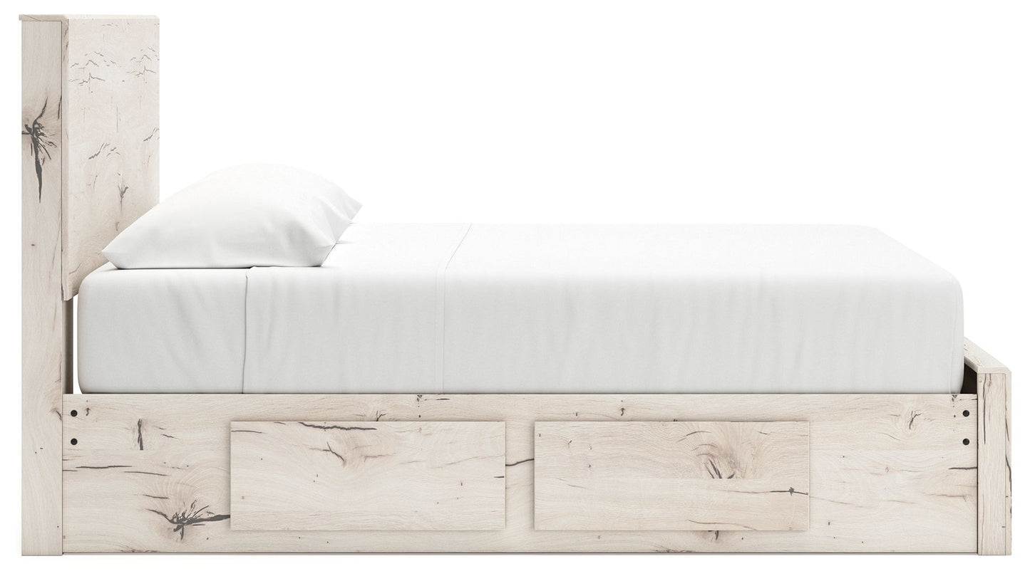 Lawroy - Panel Bed With Storage