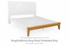 Sherbana - Light Brown - King/California King Panel Footboard