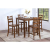 NEW CLASSIC Salem 5 Pc Counter Height Dining Set, Table & 4 Chairs - Tobacco