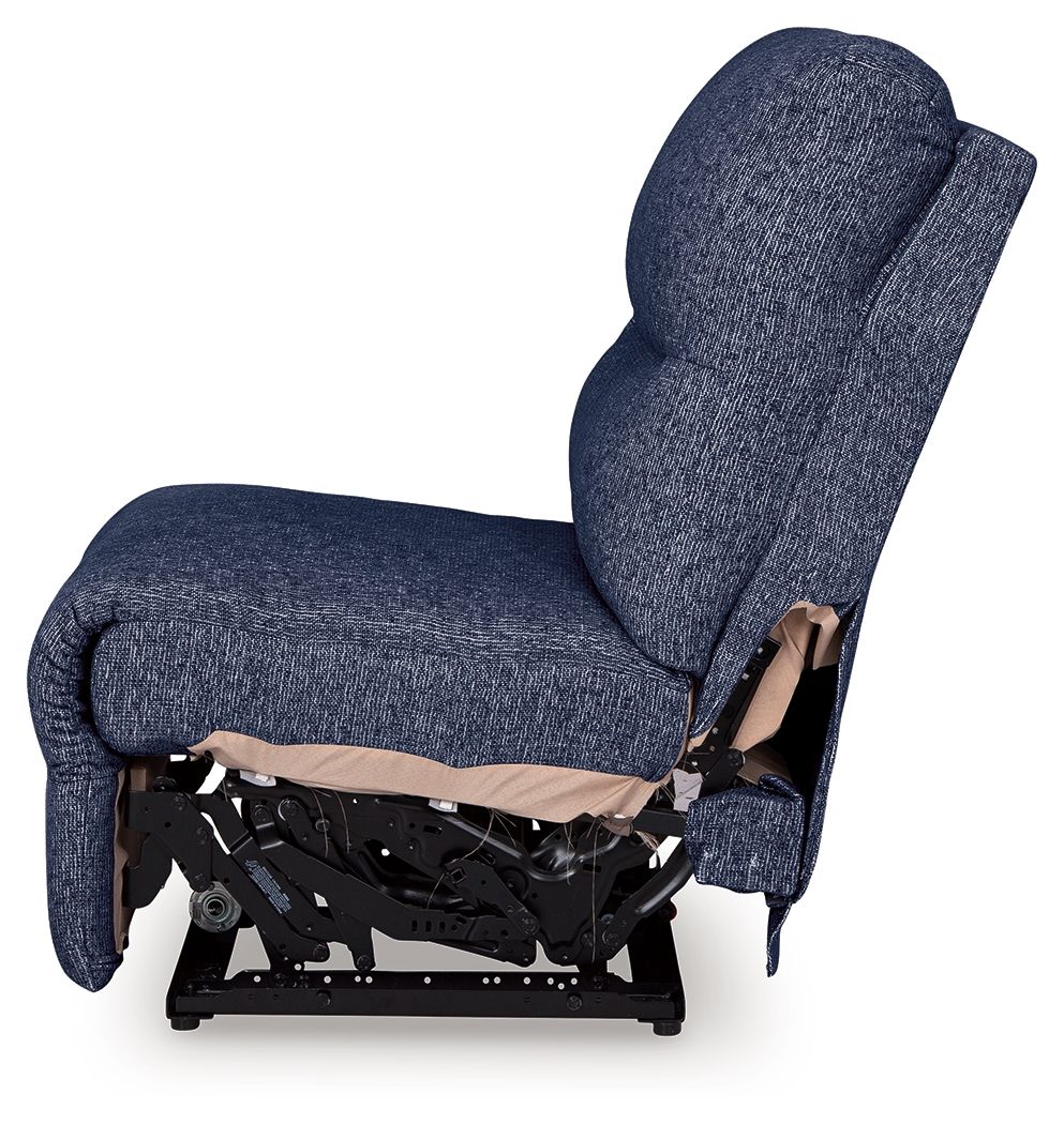 Acklen Place - Navy - Power Armless Recliner With Adj Headrest