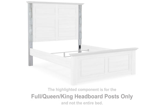 Haven Bay - Brown / Beige - F/q/K Headboard Posts