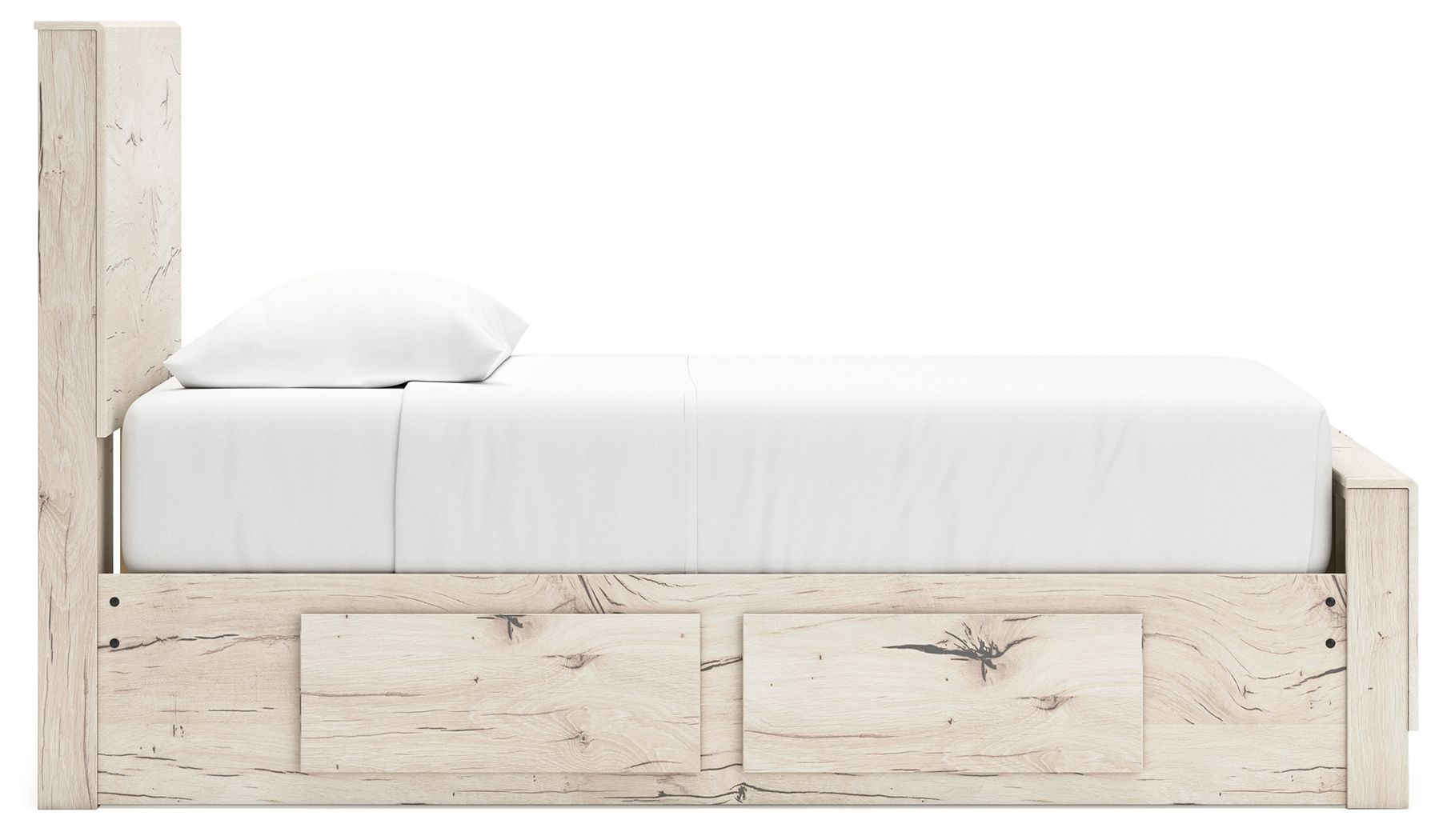 Lawroy - Panel Bed With Storage