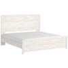 Gerridan - White / Gray - King Panel Headboard/Footboard