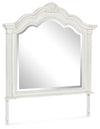 Montelaine - Antique White - Bedroom Mirror