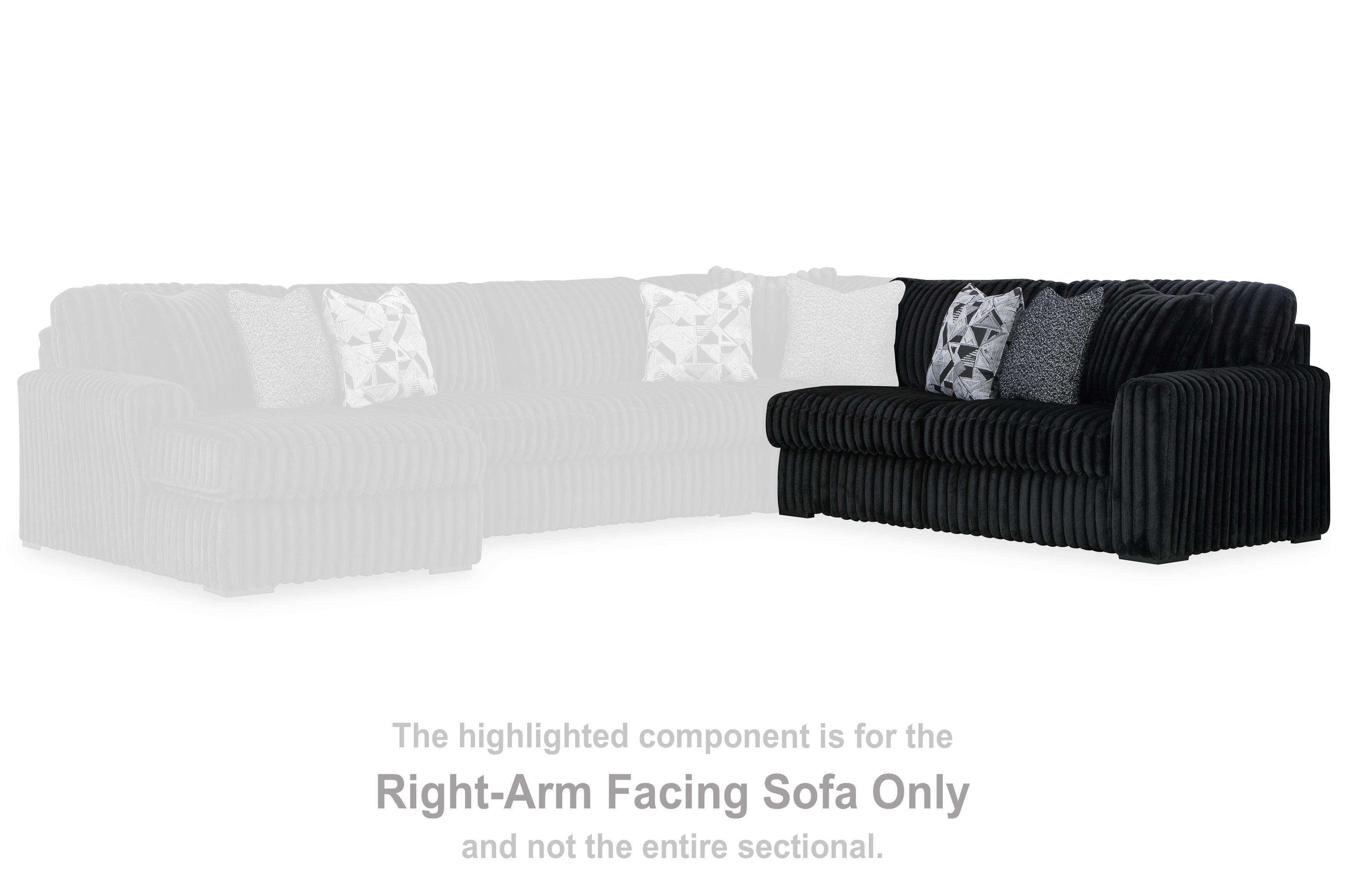 Midnight-madness - Onyx - Raf Sofa