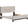 Vessalli - Black / Gray - King Panel Footboard