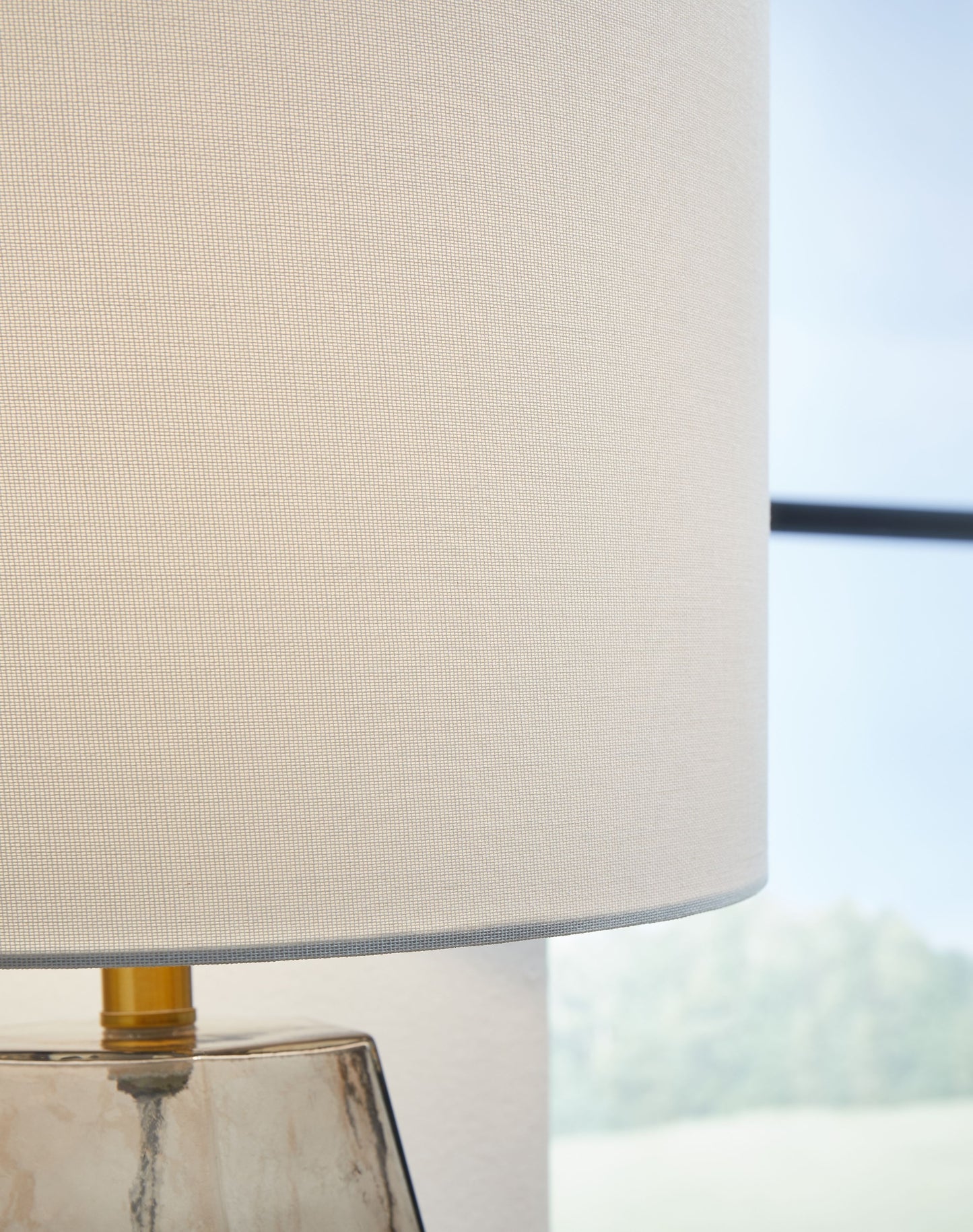 Taylow - Gray - Glass Table Lamp