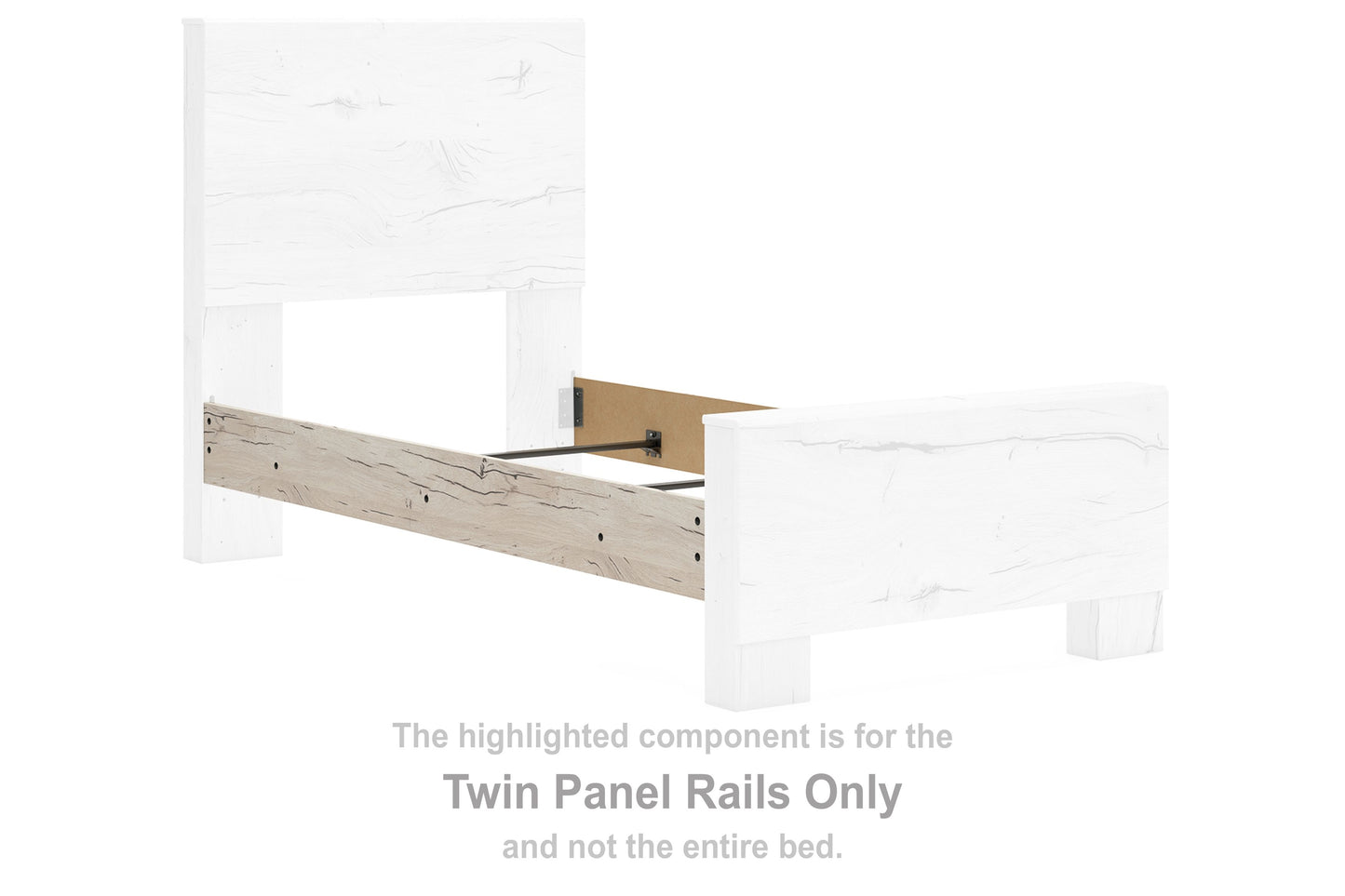 Lawroy - Light Natural - Twin Panel Rails