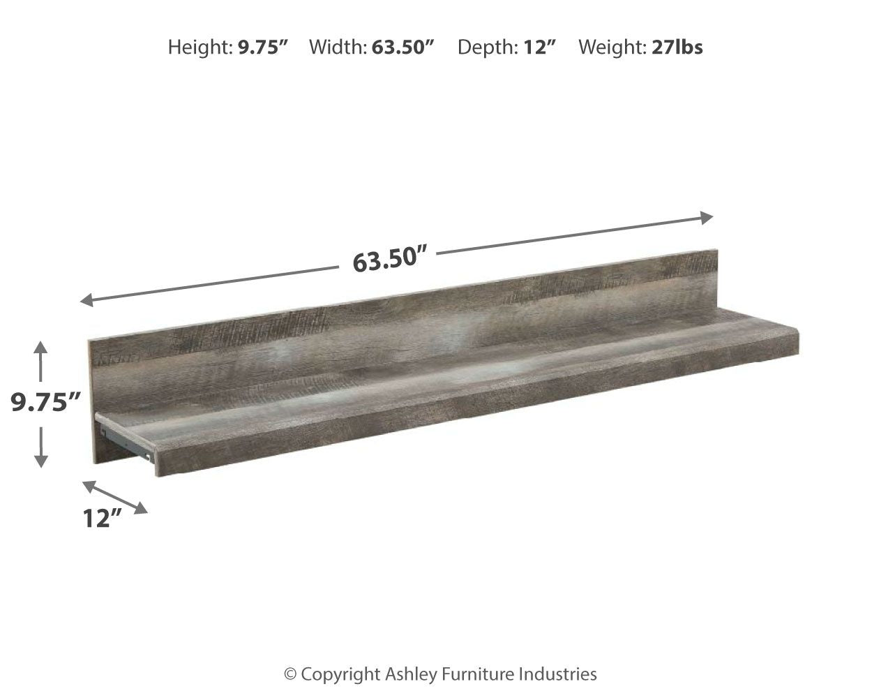 Wynnlow - Gray - Bridge 63.39”