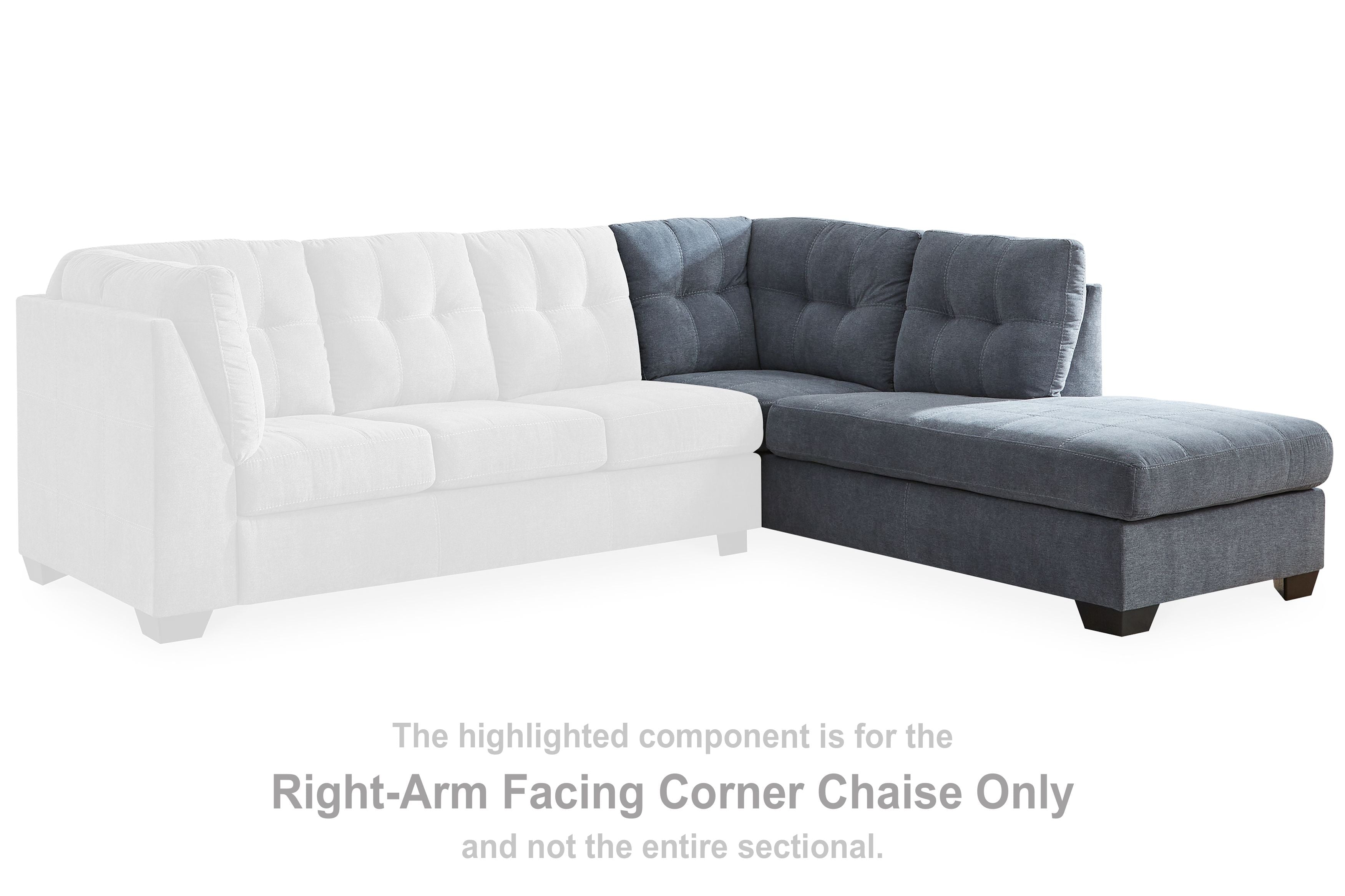 Marleton - Denim - Raf Corner Chaise