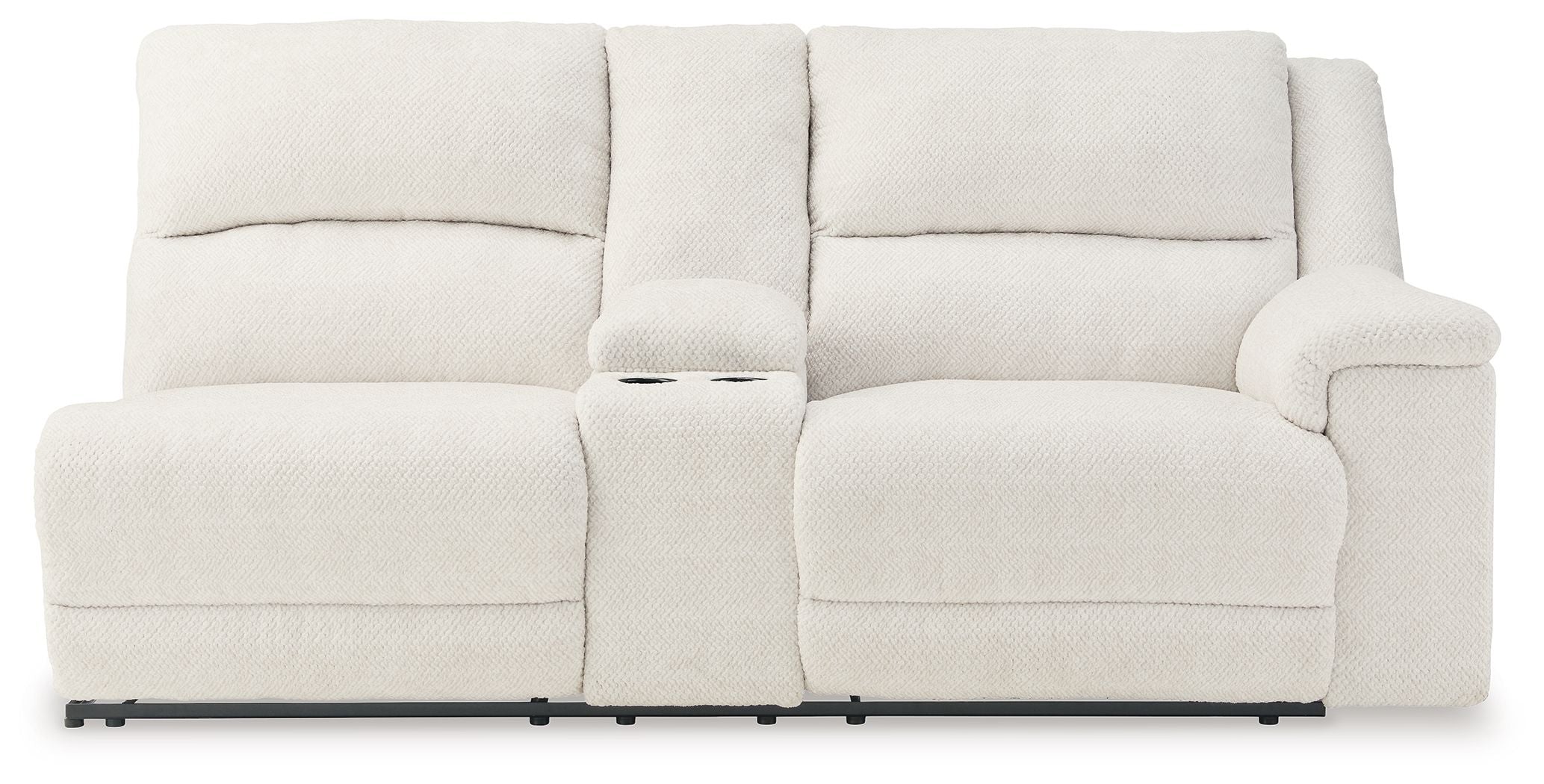 Keensburg - Linen - Raf Dbl Power Reclining Loveseat With Console