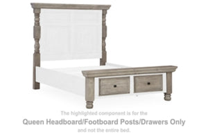 Harrastone - Headboard, Footboard, Drawers