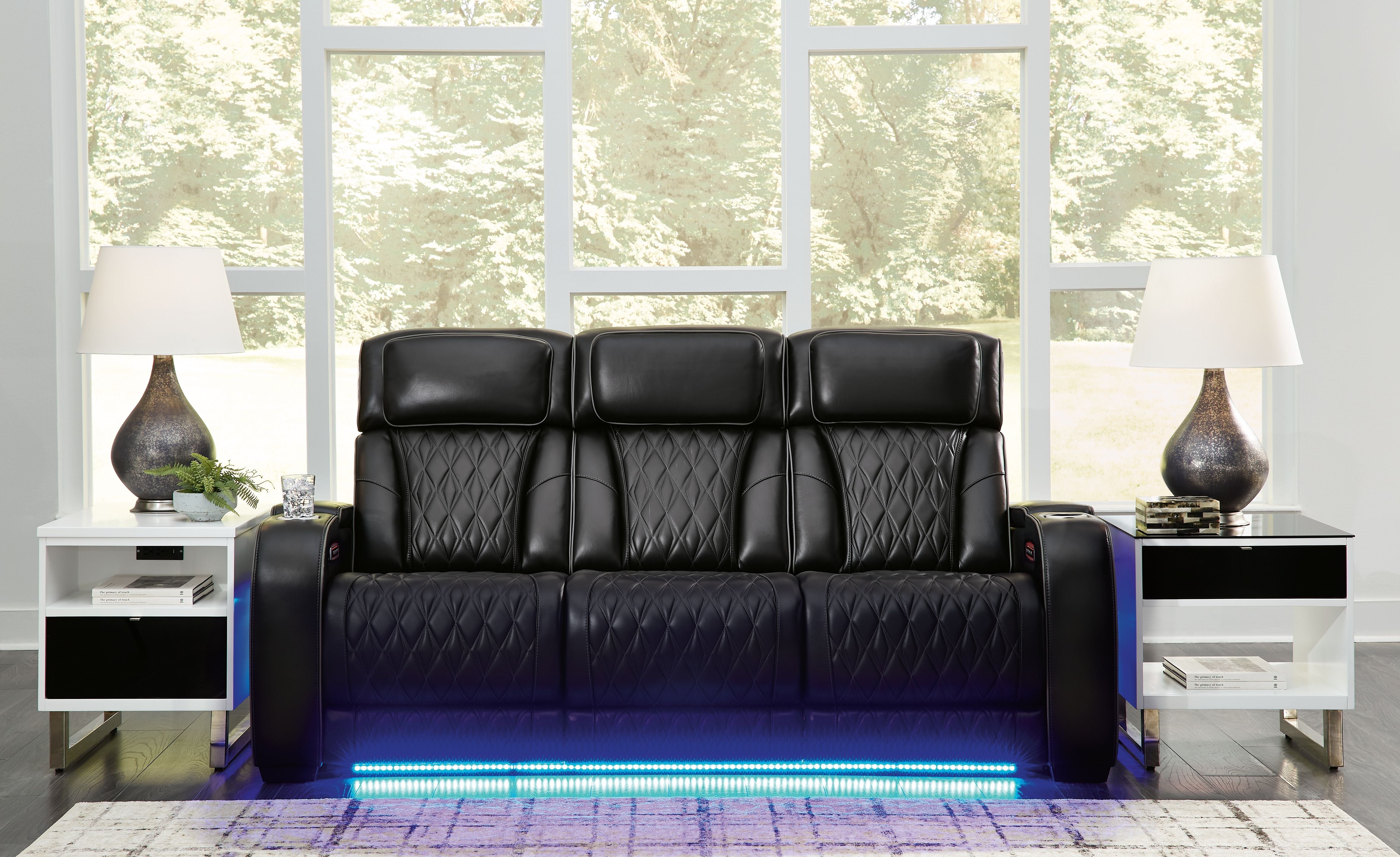 Boyington - Power Reclining Sofa With Adj Headrest