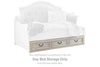 Realyn - Chipped White - Day Bed Drawer Storage