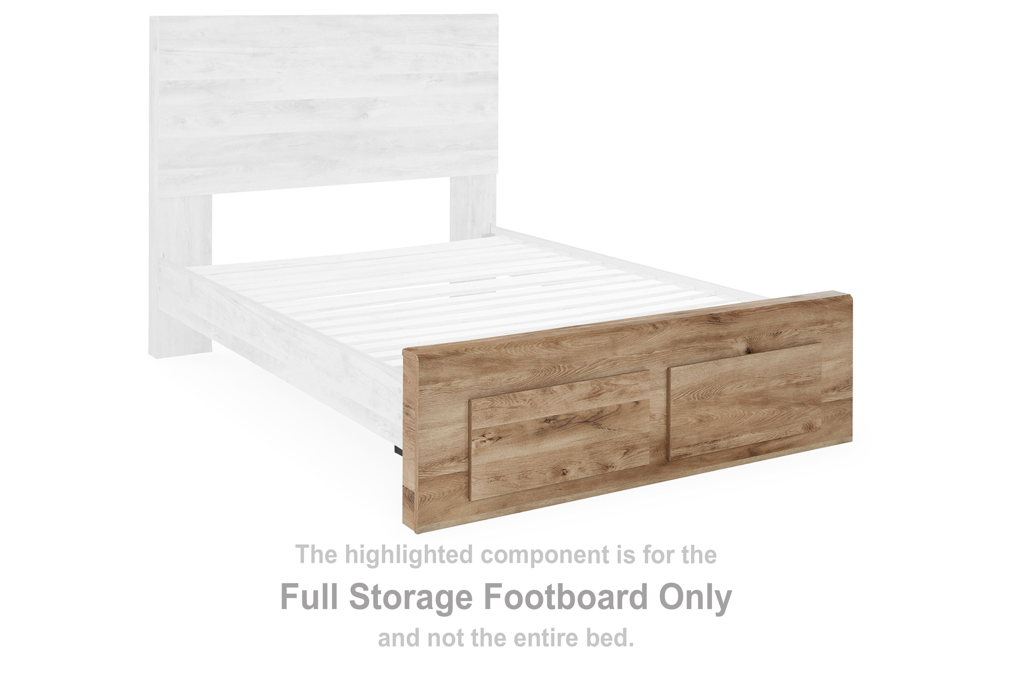 Hyanna - Tan - Full Storage Footboard