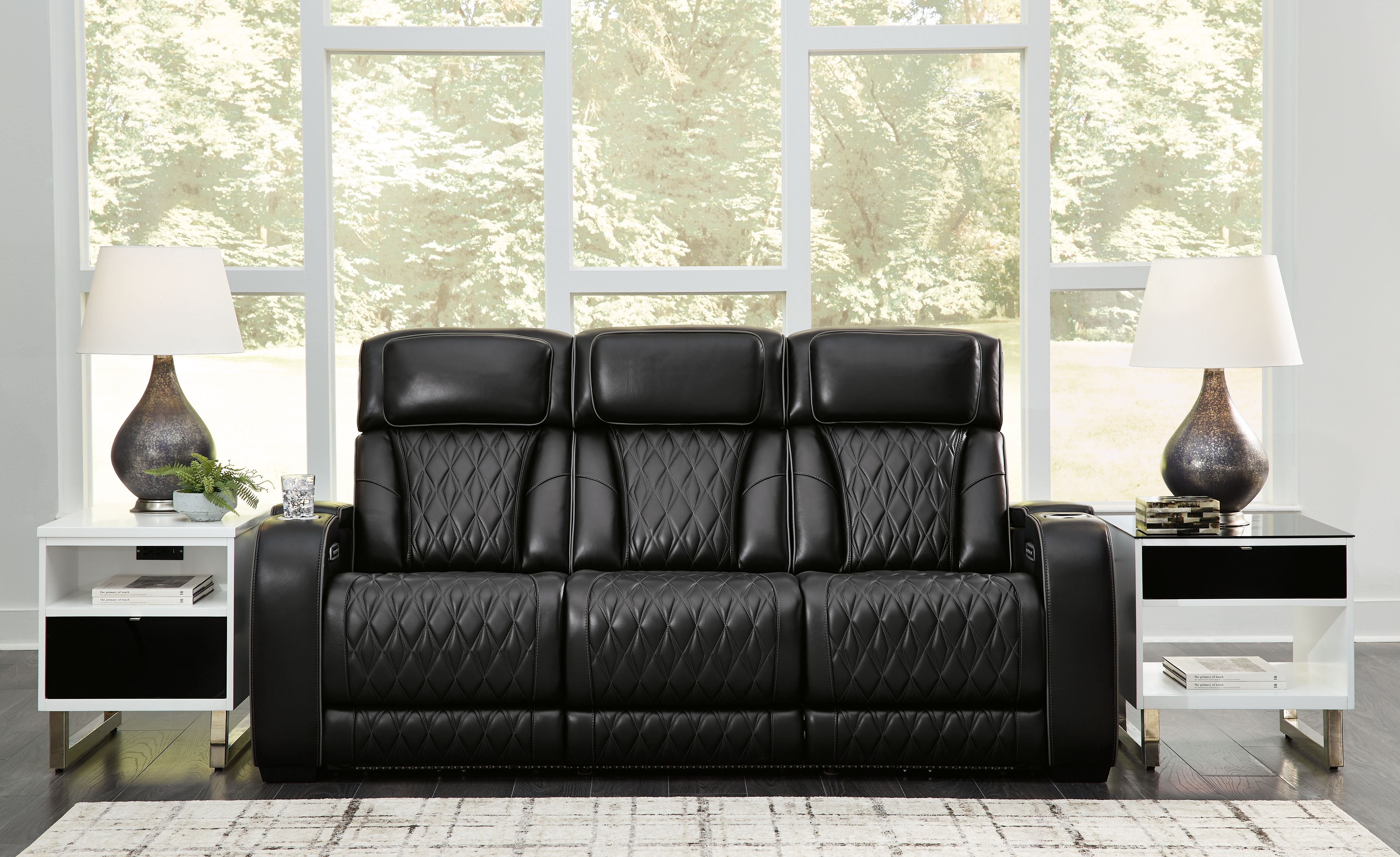 Boyington - Power Reclining Sofa With Adj Headrest