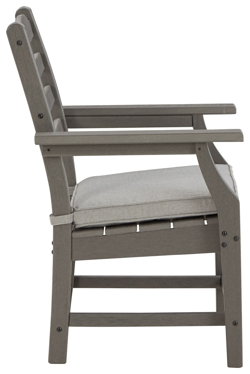 Visola - Gray - Arm Chair With Cushion (Set of 2)