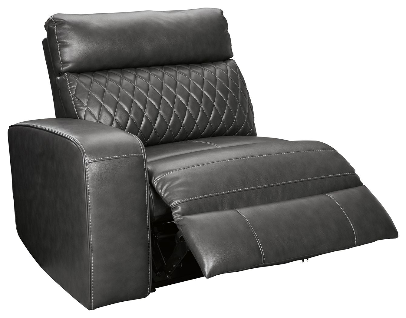 Samperstone - Gray - LAF Zero Wall Power Recliner